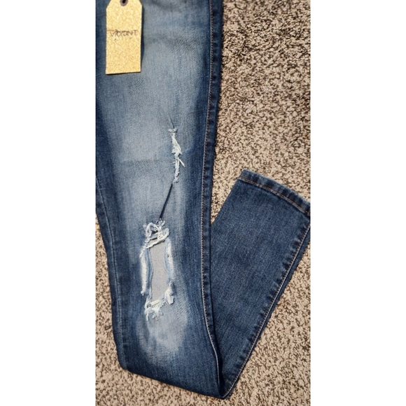 . OOTDFASH/Vibrant Marcelo High Waist Distressed Skinny Jeans - Picture 6 of 14